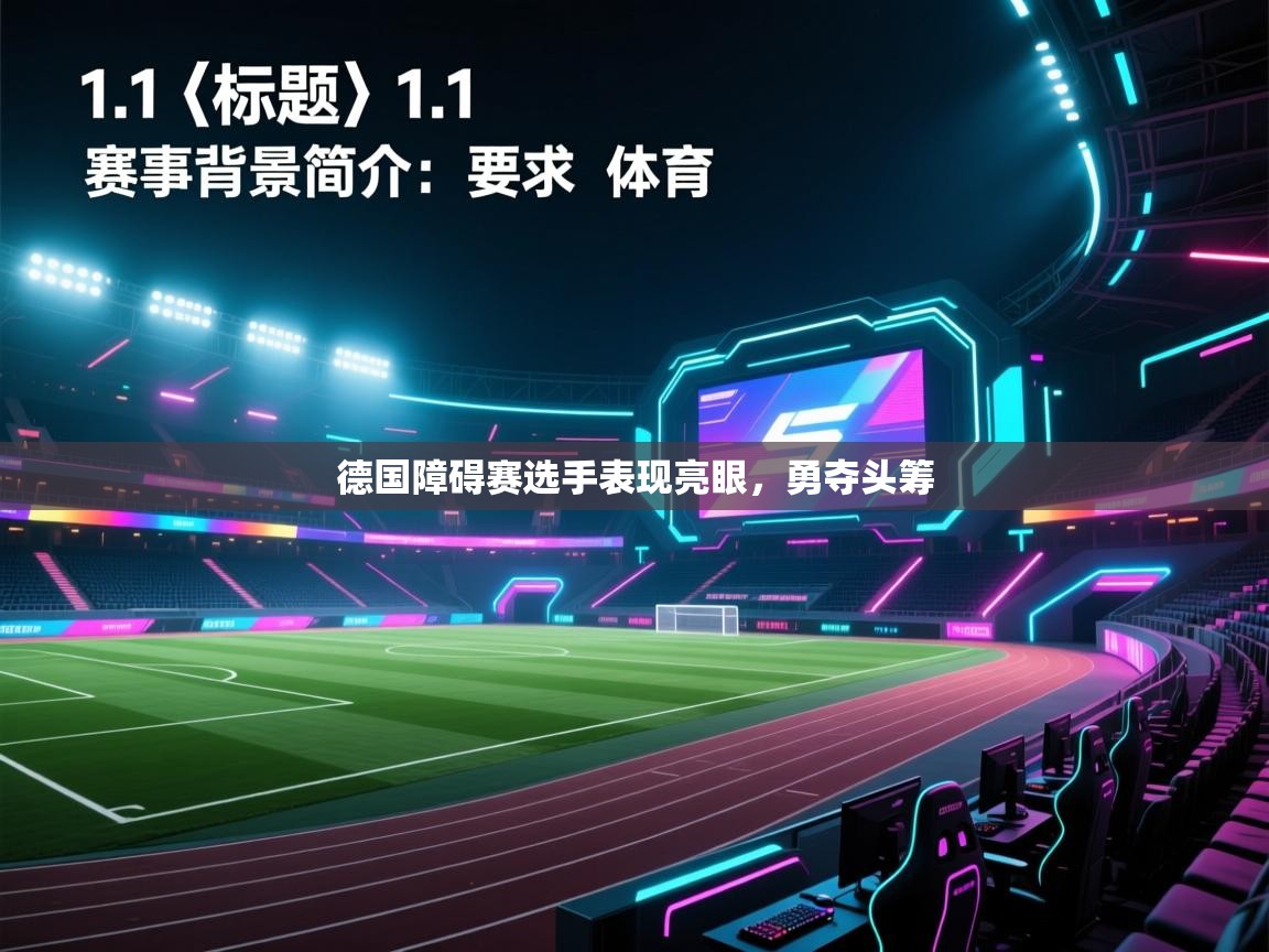 开云注册-德国障碍赛选手表现亮眼,勇夺头筹 第3张